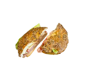 deli bagel sandwich - ham Buddies sarasota